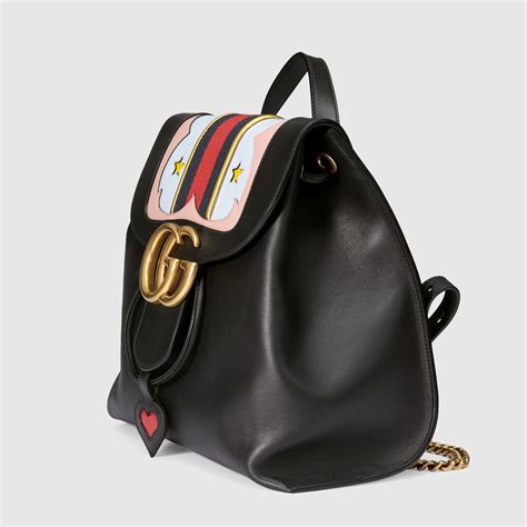 sac gucci femme marmont|gg marmont leather backpack.